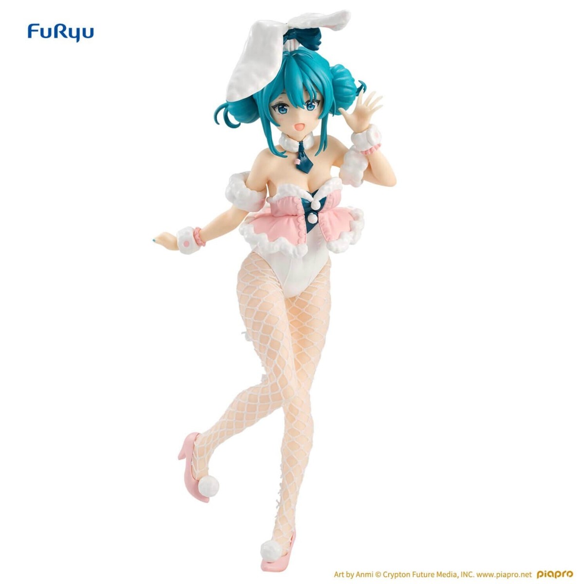 Hatsune Miku figure BiCute Bunnies white rabbit Baby Pink FuRyu | eBay