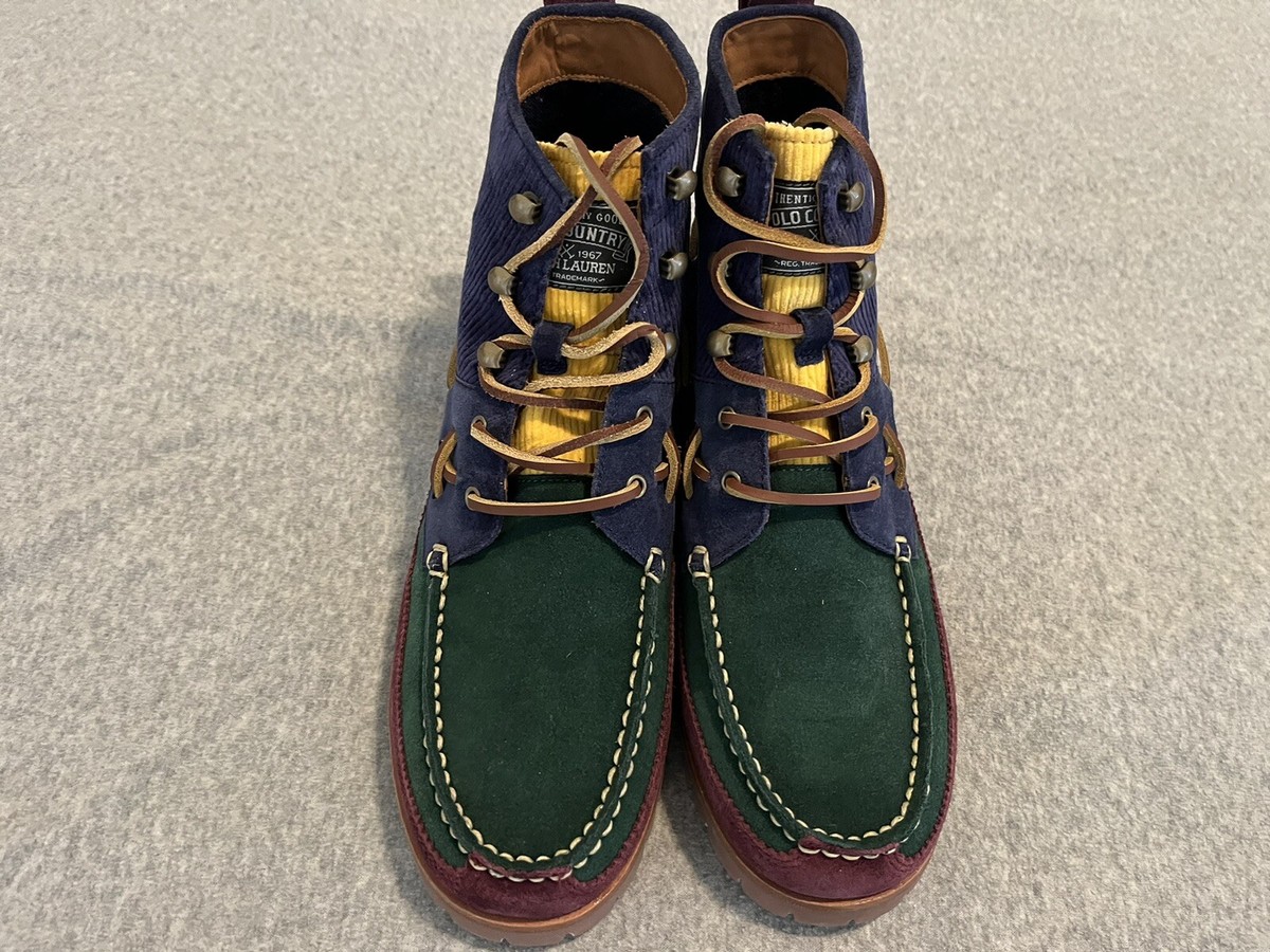 Polo Ralph Lauren Country Ranger Mid Colorblock Suede 