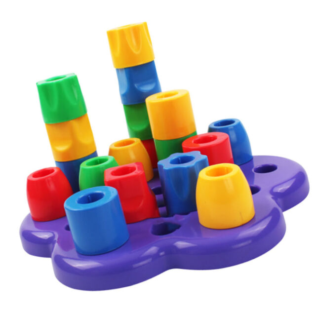 Early Learning Toy Shape Recognizing Blocks Stacking Game Baby