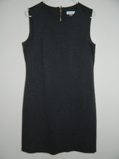 Calvin Klein Gray Sleeveless Sheath Dress- Size 10