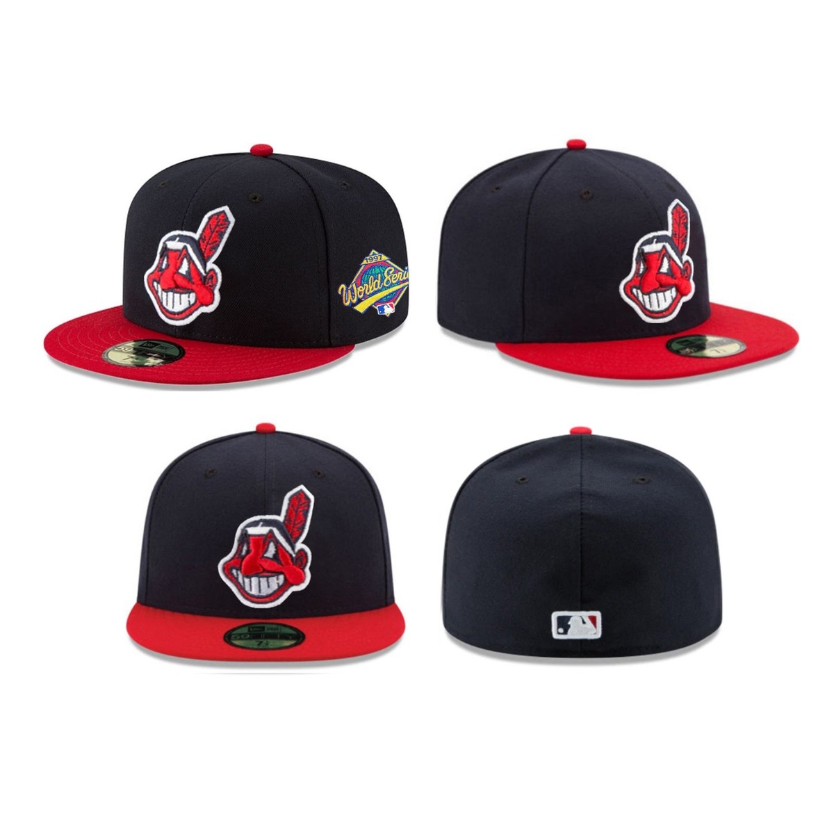 Cleveland Indians 1997 World Series MLB New Era Cooperstown