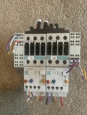 Lot Of 2 Siemens 3RT1026-1A.. 0 Motor Starter 24 Volt Coil 3RT1126-4DB0 20-24 A