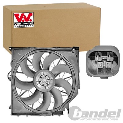 VAN WEZEL LÜFTER KÜHLER 590W passend für BMW X3