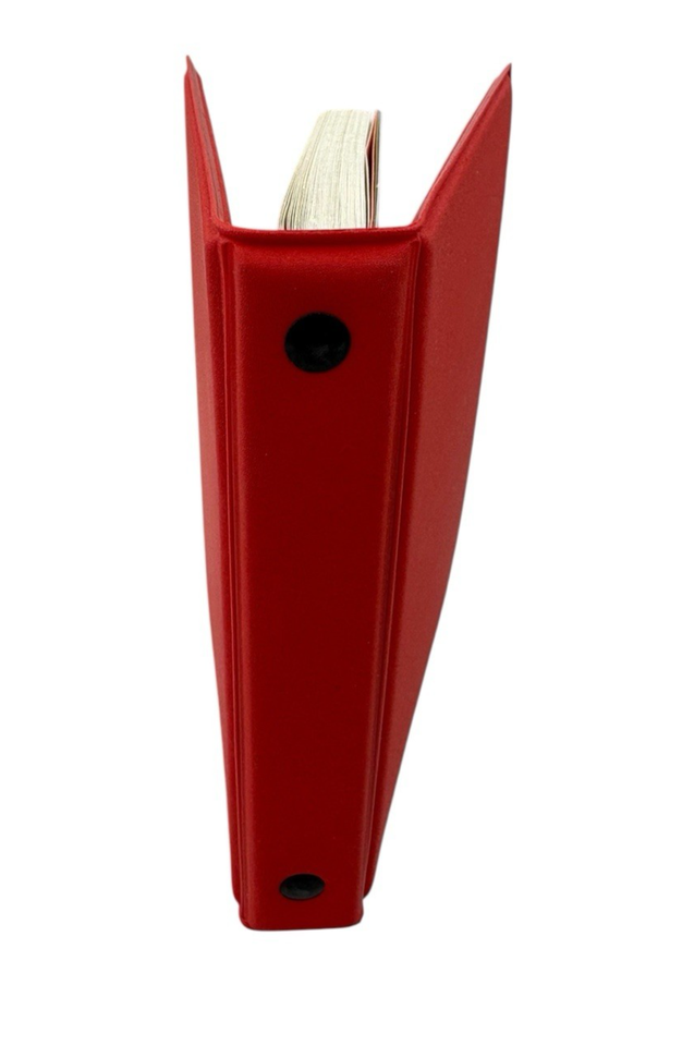 Vintage Eagle Mini Notebook 3 Ring Binder Red 5