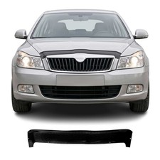 Motorhaube Deflektor Insekten Steinschlagschutz für Skoda Octavia 2004-13 Dunkel