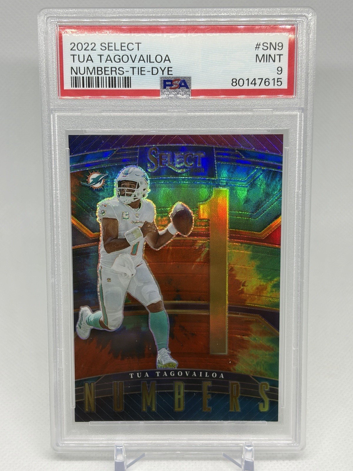 TUA TAGOVAILOA 2020 Select Phenomenon TIE-DIE PRIZM /25 NFL Falcons PSA 9 Mint