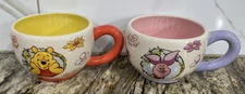 DISNEY Classic Winnie The Pooh & Piglet Soup Coffee Tea Mug Set of 2