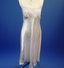 VTG Linea Donatella Babydoll Satin Princess Slip Dress Coquette Y2K Fairy M