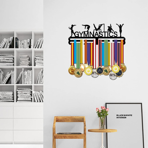 Gymnastics Medal Holder for Wall Gymnastics Medal Hanger Display Women'S Gymnast - Picture 7 of 12