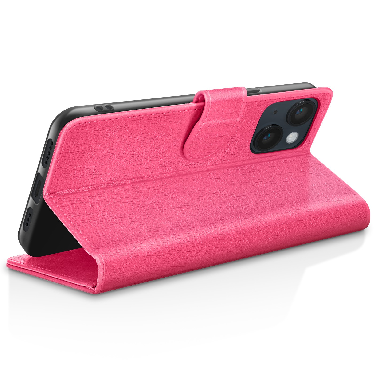 Housse iPhone 14 Plus fuchsia, l'accessoire idéal pour vos sorties