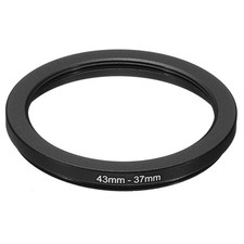 43mm-37mm Metal Step Down Ring Camera Lens Filter Adapter Ring Aluminum Filter
