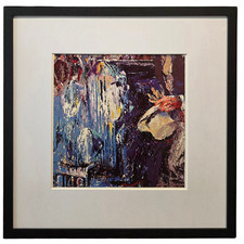 LeRoy Neiman Queen's Jockey at Epsom 1974 Vintage Plate Signed Framed Art Print