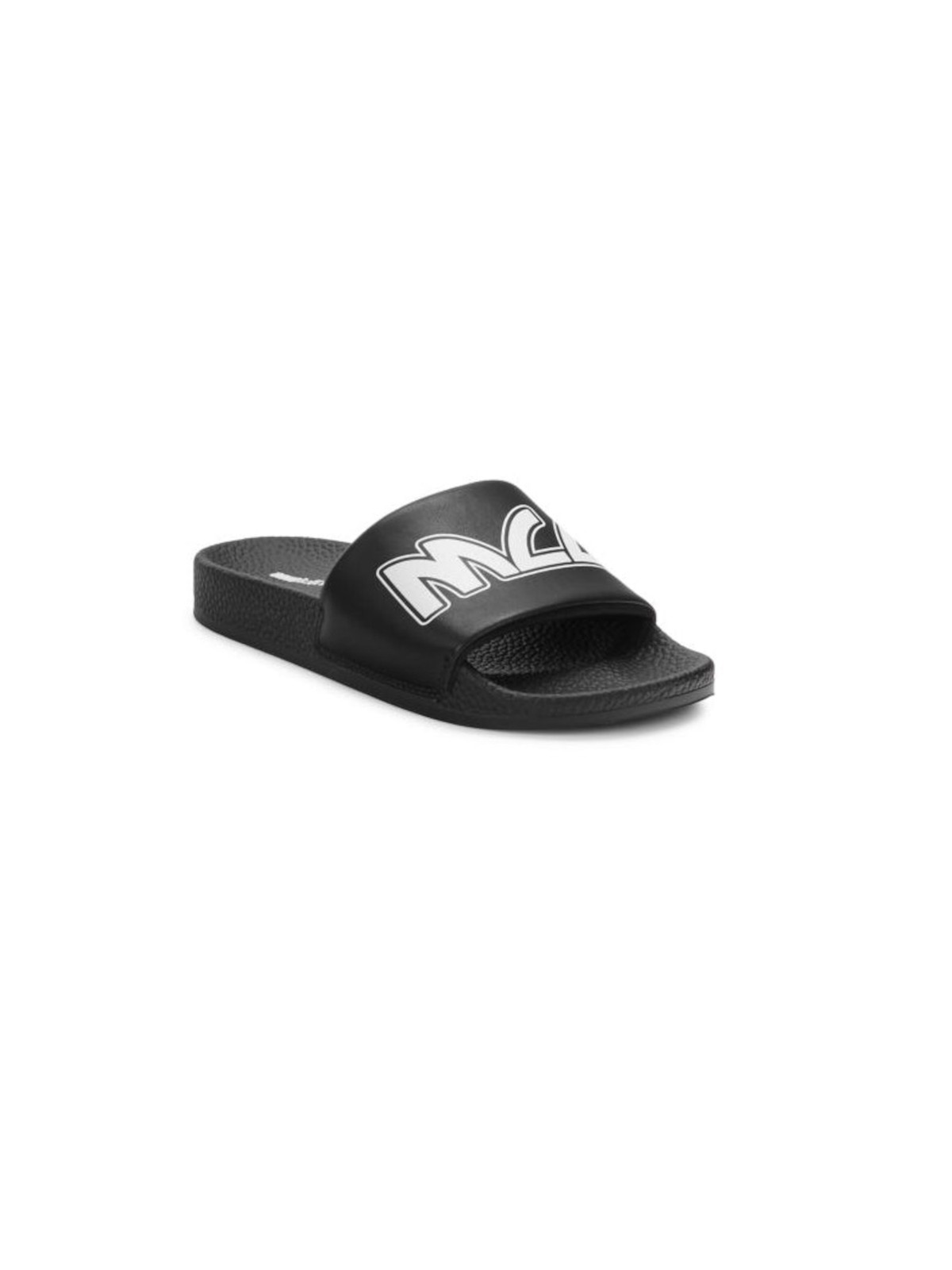 MCQ Mens Black Logo Alexander Mcqueen Round Toe Slip On Slide Sandals Shoes 43 10690₽