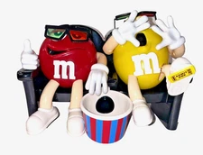 M&M Candy Dispenser Collectible At The Movies in 3 - D Vintage Clean No Box READ