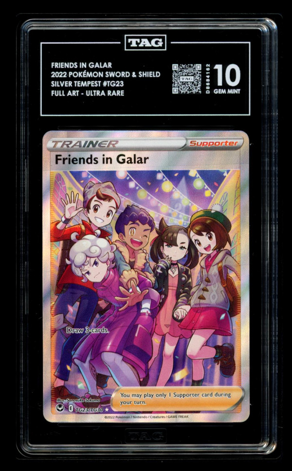 The Pokémon Company 2022 Silver Tempest TG Friends in Galar TG23/TG30 Holo TAG 1