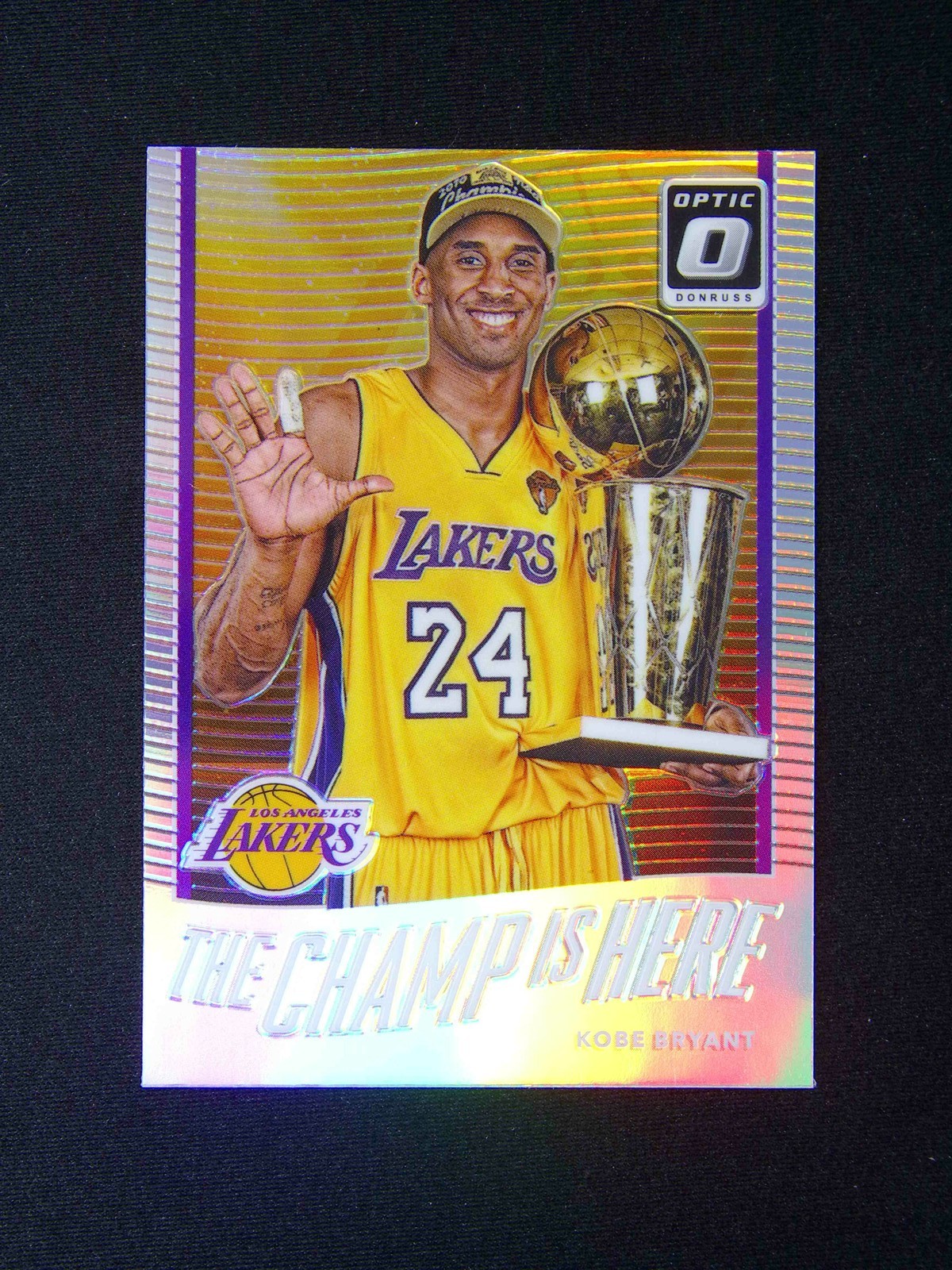 2017-18 Panini Donruss Optic Kobe Bryant #6 The Champ Is Here Holo