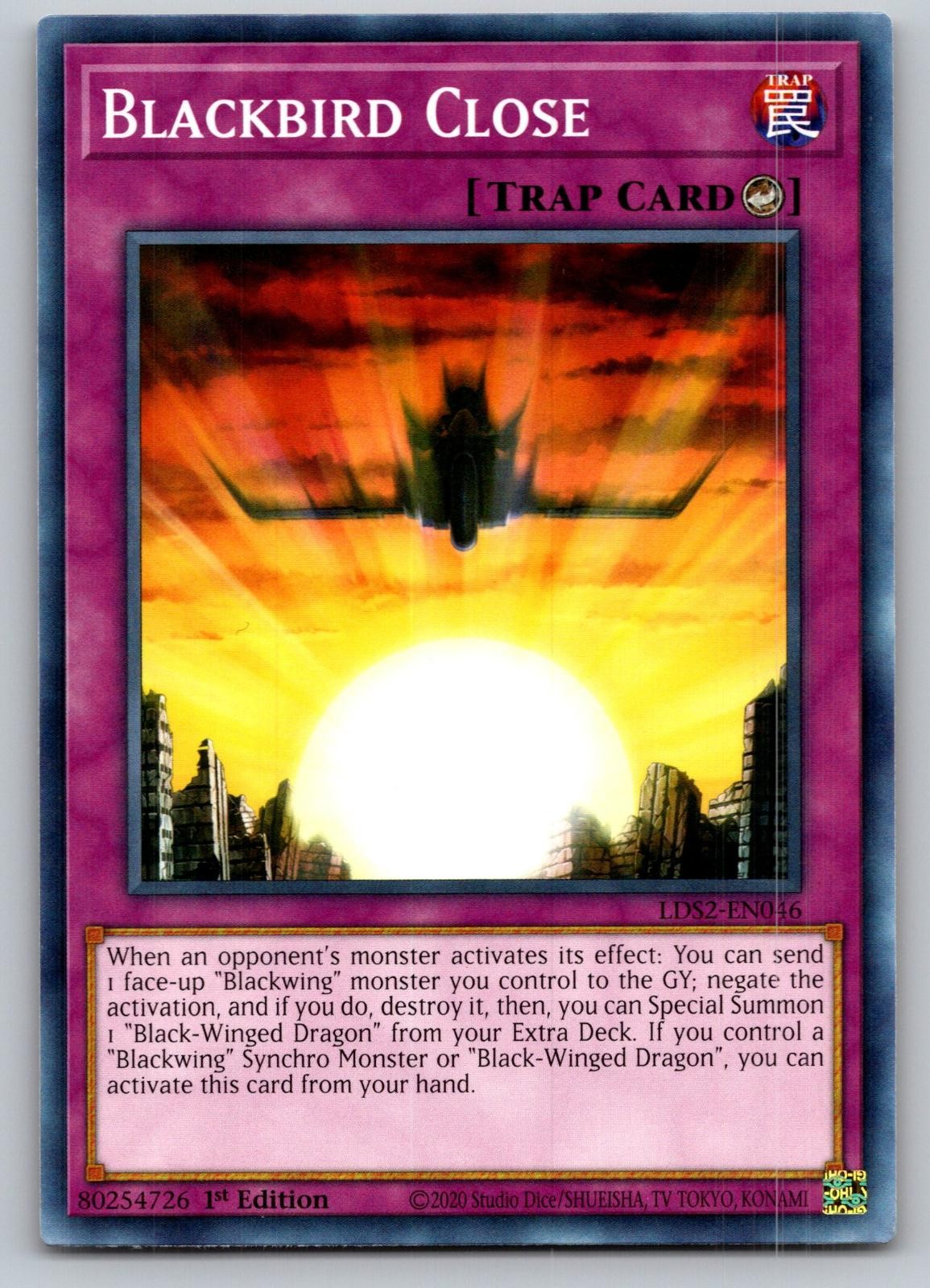 Blackbird Close LDS2-EN046 Legendary Duelists: Season 2 Yu-Gi-Oh 1st Edition NM