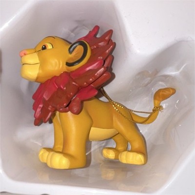 Disney Christmas Magic Simba Lion King Plastic Ornament Collectible