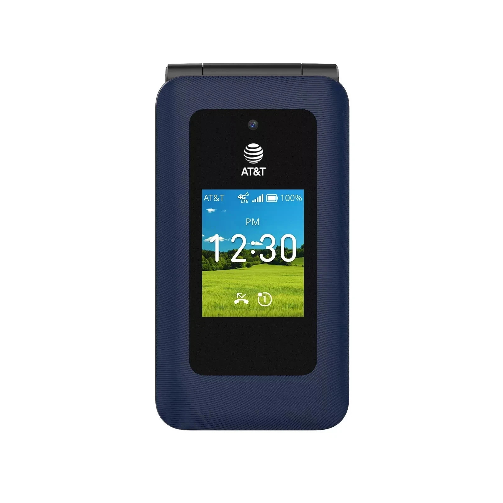 AT&T Cingular Flex 2 6723D - 4GB - Navy (Unlocked) Flip Phone Good Condition