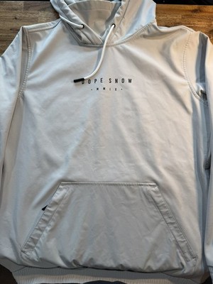 Dope Snow Ski Hoodie Mens Medium FW21 Yeti Gray Snowboard Jacket 