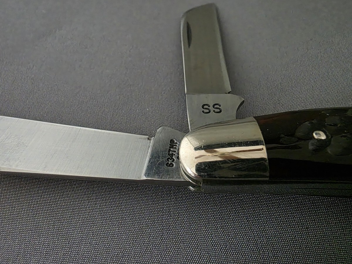 Case XX 6347 HP SS 3 Blades Razor Edge 7 Dots New Old Stock Not
