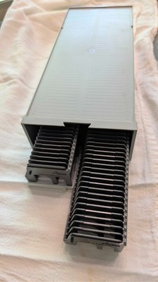 Leitz Wetzlar Slide Projector Trays with Storage Box (2x50 35mm slides)