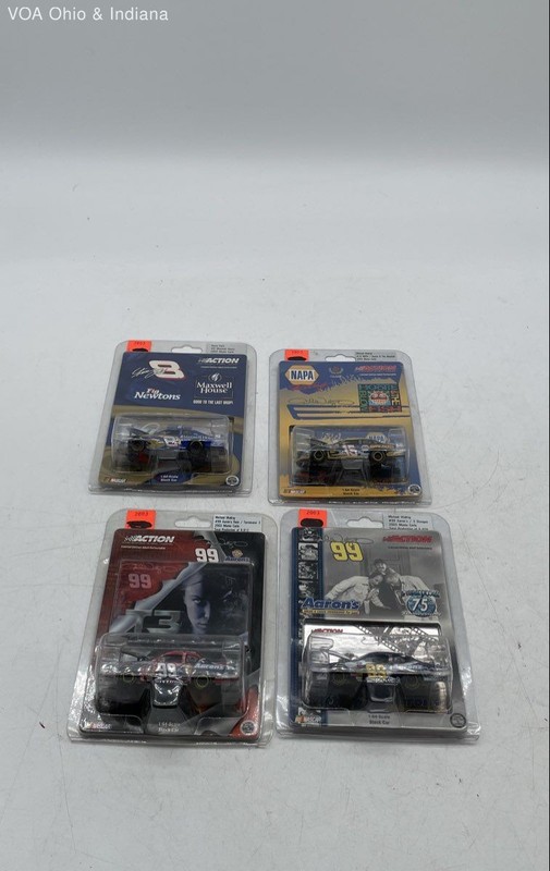 NASCAR Diecast Action Lot 4 Cars 1:64 Michael Waltrip Steve Park 2003 MOC