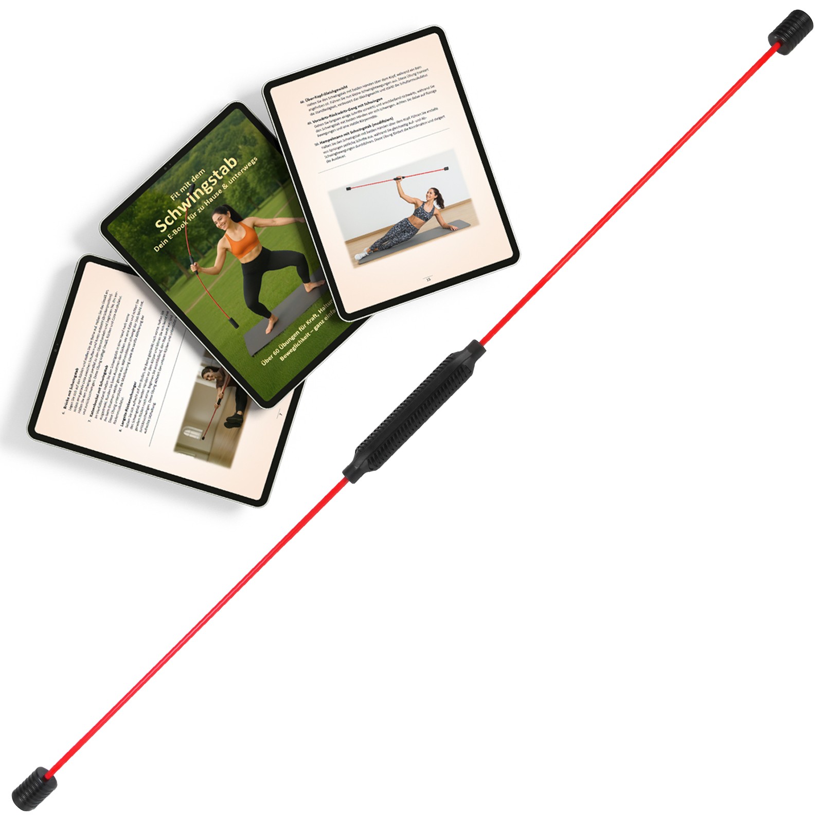 Schwingstab Swingstick Schwungstab Fitness Bar | inkl. E-Book mit Übungen