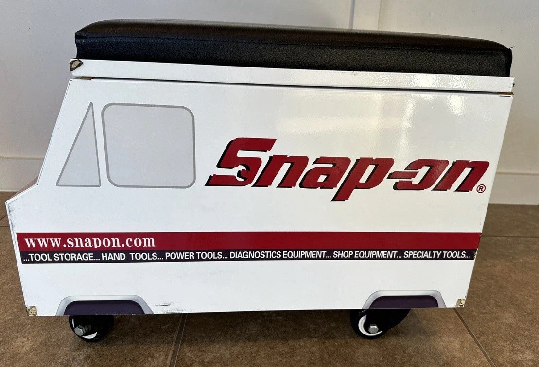 🔴 RARE - NEW Snap-On DEALER TRUCK VAN CREEPER ROLLING SEAT | eBay