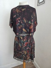 PrettyLittleThing Black Mini 2 Piece with Multicolor Abstract Bodycon