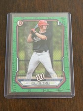 2026 Bowman Baseball Green Scorecard Sam Petersen 