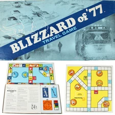 Buffalo BLIZZARD of '77 Board Game Rare Complete Vintage NY Travel Weather 1977 