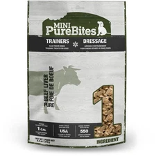 Purebites Mini Beef Freeze Dried Dog Treats 1 Ingredient Made In Usa 95Oz