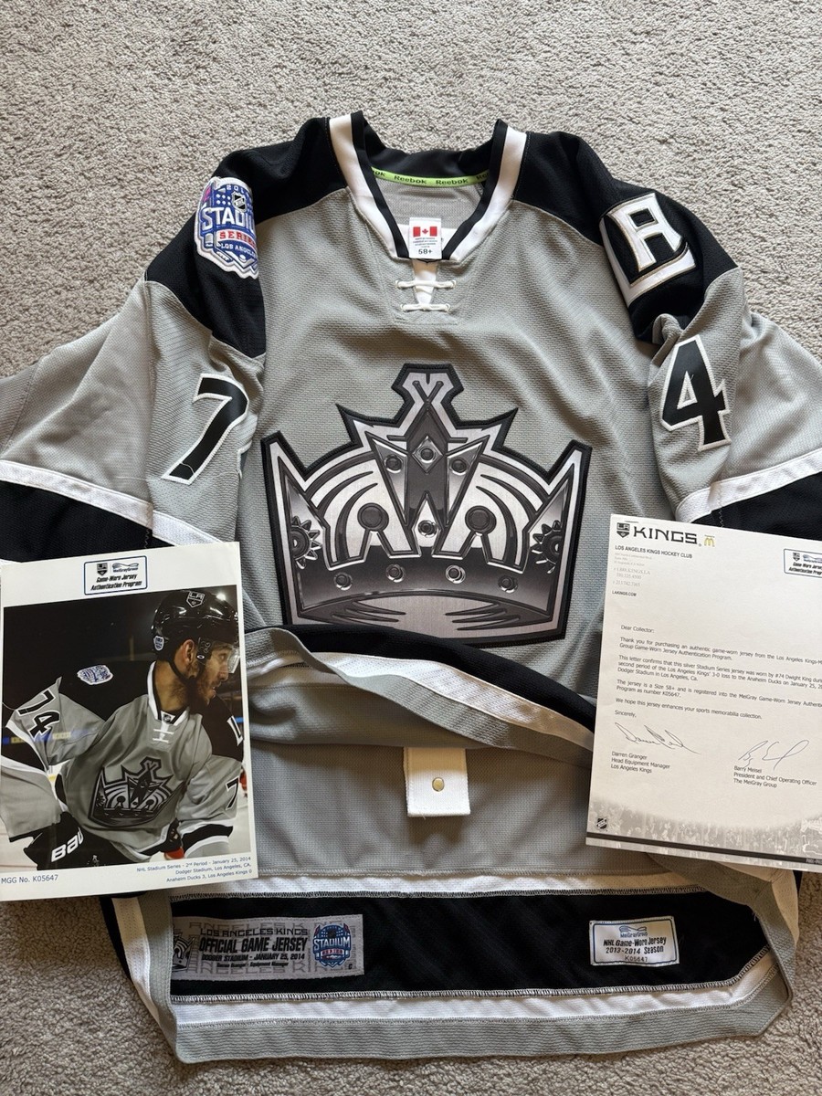 From Dwight Hockey Jersey Game Worn Los Angeles Kings Dwight