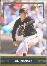 1991 Leaf - Gold Leaf Rookies Baseball Mike Mussina #BC12 NM