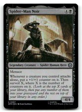 Spider-Man Noir Foil LP Marvel's Spider-Man MTG-A25-55