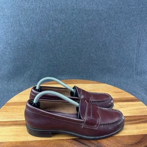 Barclay Vintage 70s 80s Mens 8 D Burgundy Leather Penny Loafers Penny Loafers Vintage | eBay main image 3