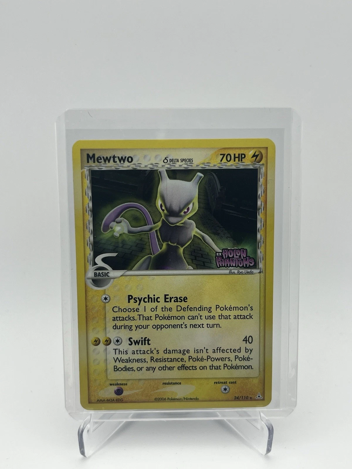 Deal for Mewtwo Holon Phantoms Holo Delta Species EX 2006 Pokemon 24/110