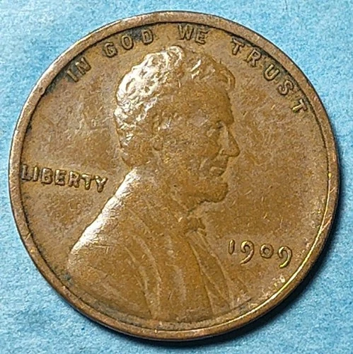 1909VDB Lincoln Cent / Very Fine VF / Low Shipping / Coin #L9V5