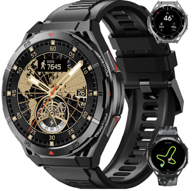 Men's GPS Smartwatch with 560 mAh, 1.43 Inch Amoled Display, 150+ Sports Modes