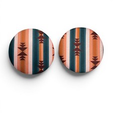 Western Aztec Neoprene Car Coasters