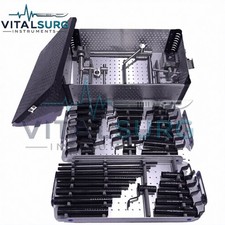Mis Tubular Retractor Spine System Set Titanium Black Coated with Sterilize Box