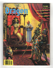 August 1988 Dragon 136 Role Playing Magazine A1797