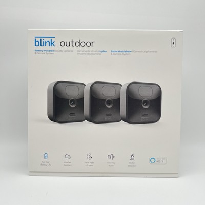 Blink Outdoor 3. Generation/2020 - 3 Kamera Set inkl. Sync-Modul 2 | NEU & OVP