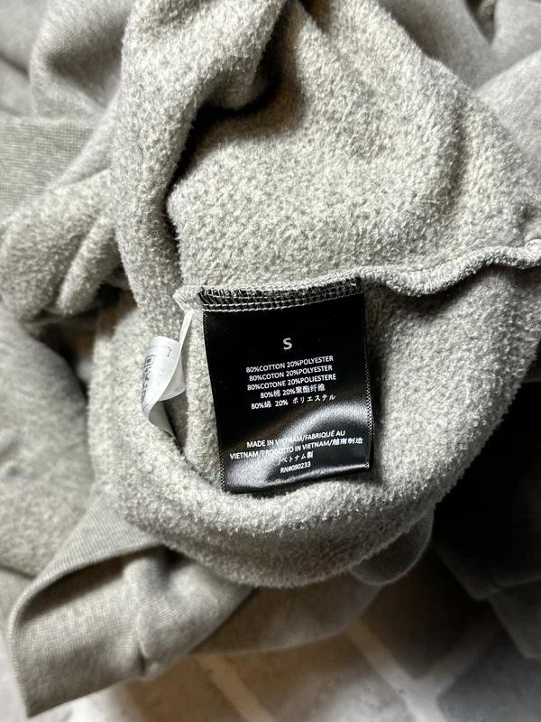 FEAR OF GOD Taglia S Felpa con cappuccio grigia Essentials Fear God State rossa YH8RLJJIT usata