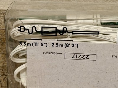 Ikea Dioder LED 4 Piece Light Strip Set 201.194.18 WH 22217 NEW in