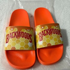 Backwoods Slides Sandals   Orange Honeycomb Size 8 Brand New