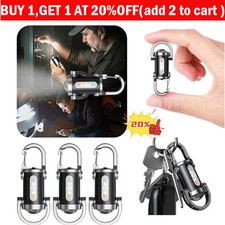 Portable Rechargeable Bright Keychain Flashlight Phone Charger,Emboadlie Mode AE
