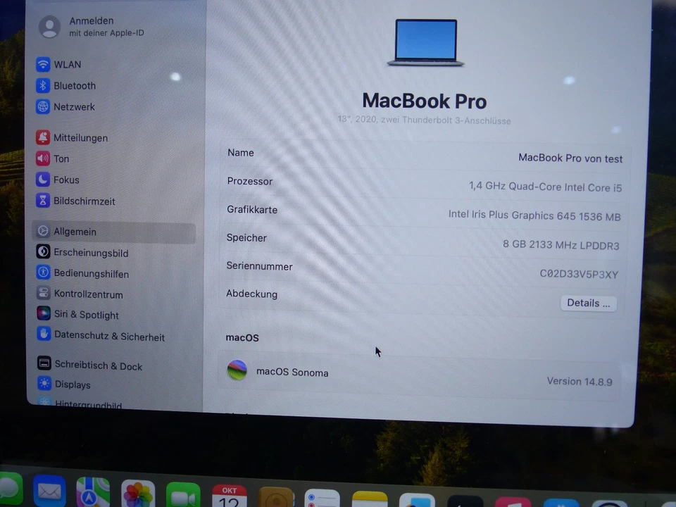 Apple MacBook Pro 13,3 Zoll (256GB SSD, Intel Core i5 8. Gen, 3,90 GHz, 8GB)..., Foto 4 von 5