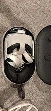 Oculus Quest 2 VR Headset White with Controllers, Case, and Charger